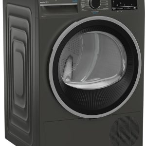 BEKO Wärmepumpentrockner Manhattan Gray B3T22491M, 8 kg, Reversierende Trommel, Silent-Programm, Allergikergeeignet
