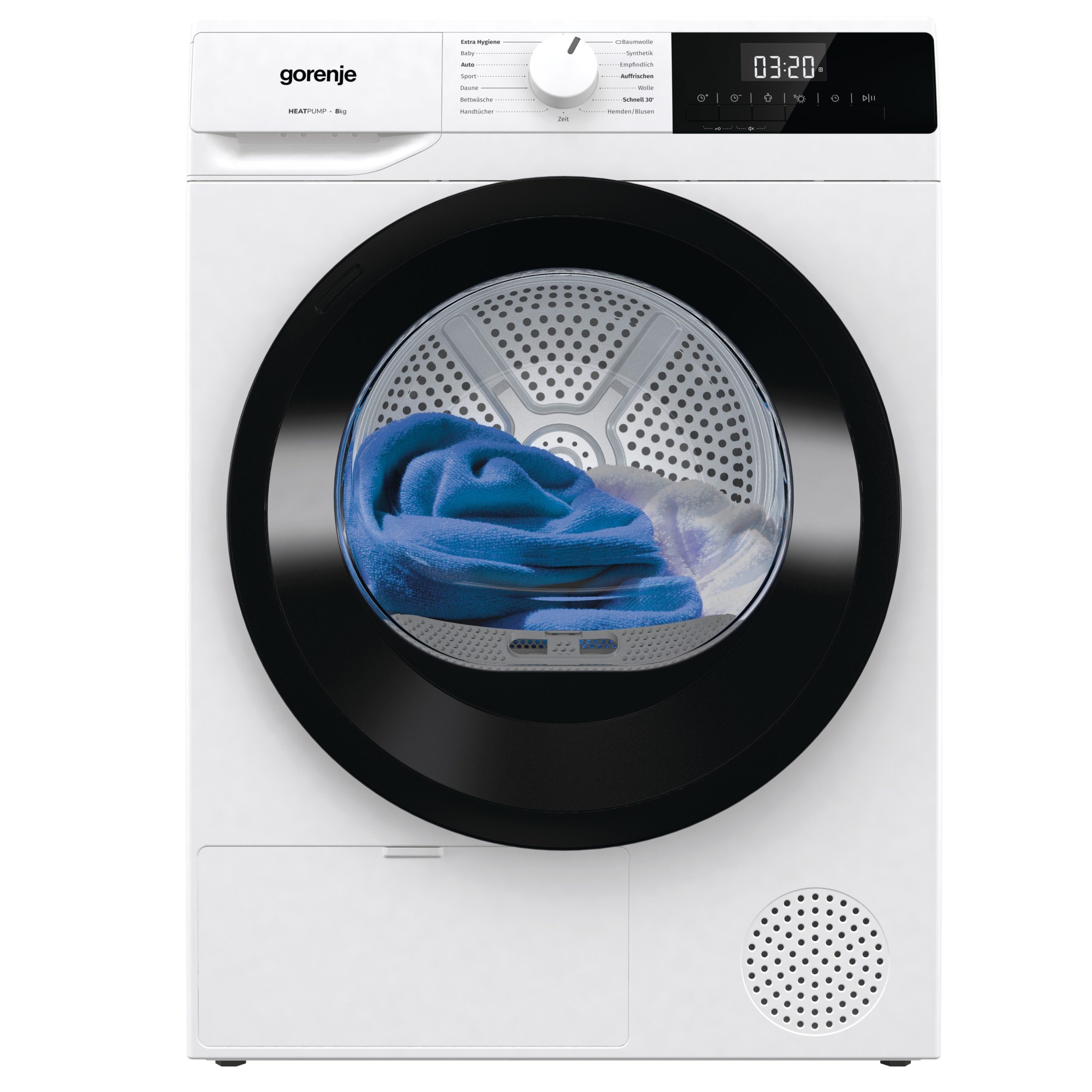 GORENJE Wärmepumpentrockner WaveDHNE82, 8 kg, TwinAir - effizienteres Trocknen