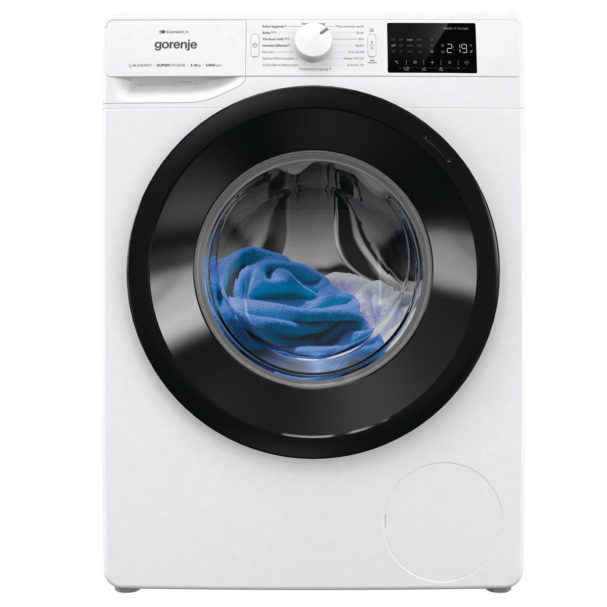 GORENJE Waschmaschine Wave PNEI 94 A1DPS, 9 kg, 1400 U/min, Inverter PowerDrive Motor