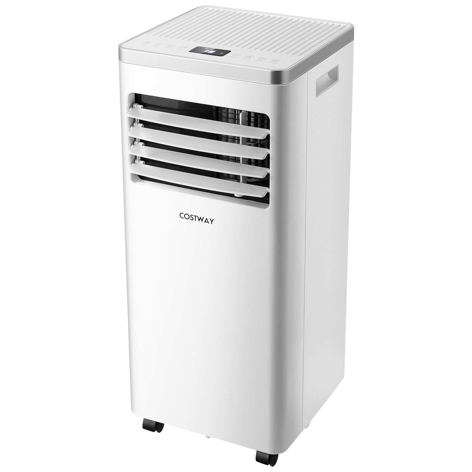 COSTWAY 3-in-1-Klimagerät, 7000BTU, für 65m³, mit Fernbedienung, 16℃-32℃, Klimaanlage 3 in 1