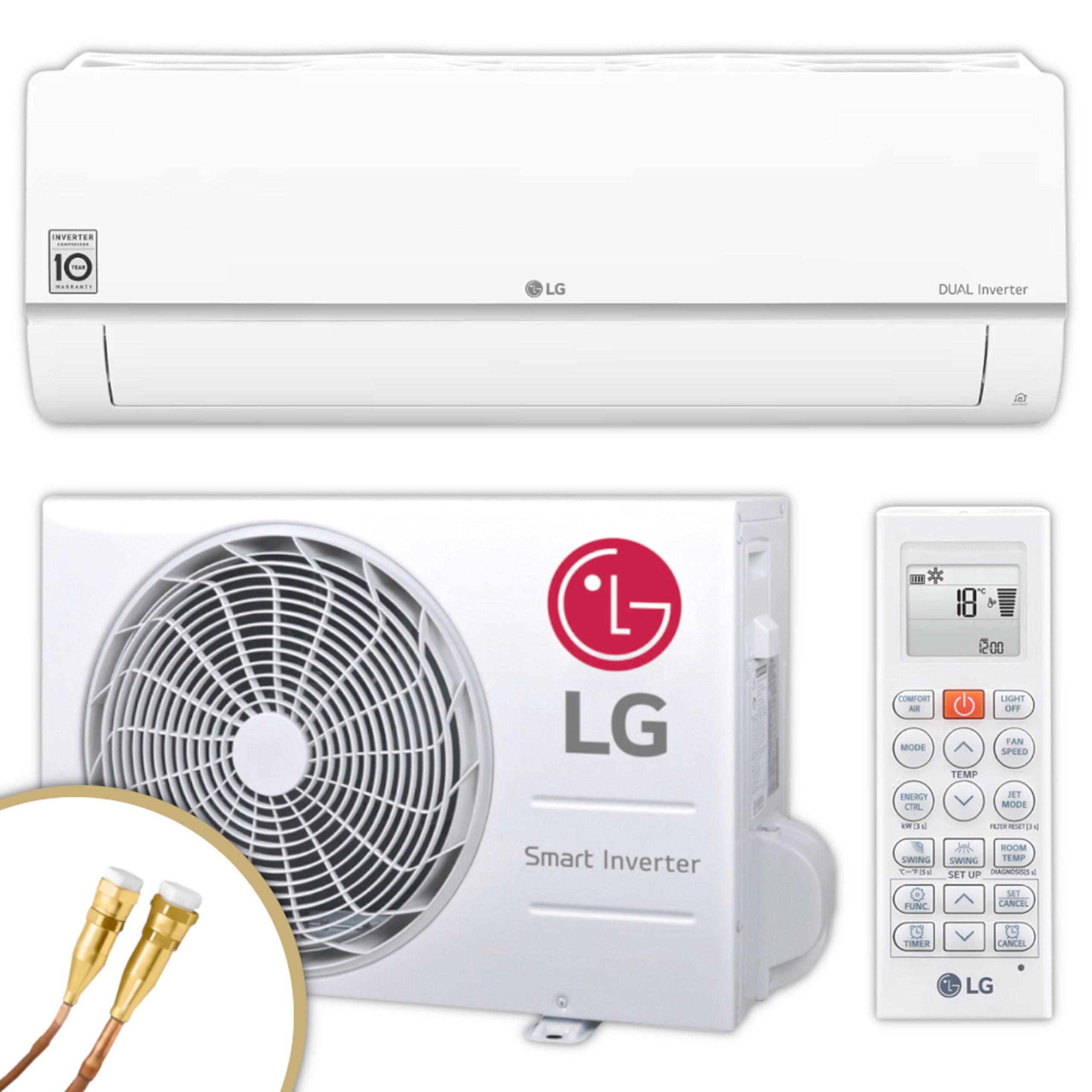 LG Split-Klimagerät PC24ST.NSK + PC24ST.U24, PC24ST.NSK + PC24ST.U24