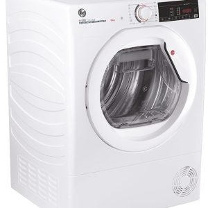 Hoover Wärmepumpentrockner weiss HLE H9A3TE-S, 9 kg, AquaVision-Kondenswasserbehälter